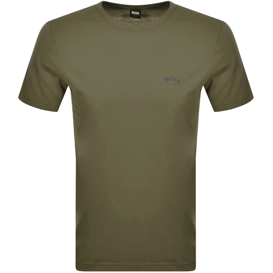 Alternative Image for ProductBOSS Tee Curved T Shirt Khaki1